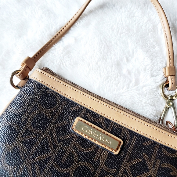 Calvin Klein Handbags - CALVIN KLEIN monogram wallet wristlet